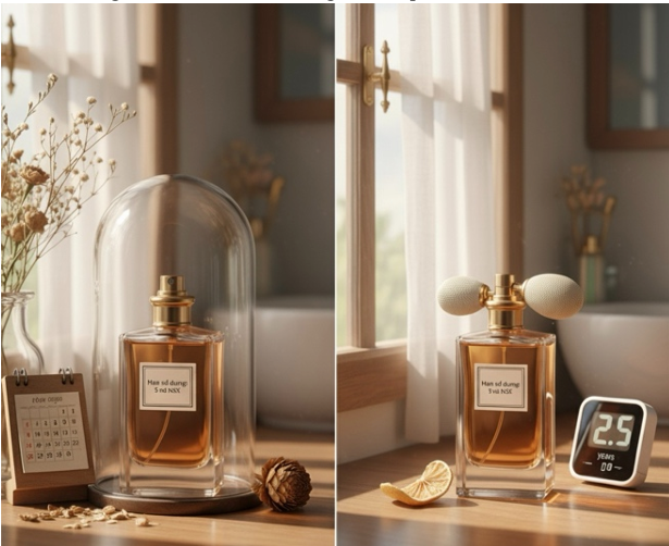 Phân biệt hạn sử dụng & thời gian lưu hương
